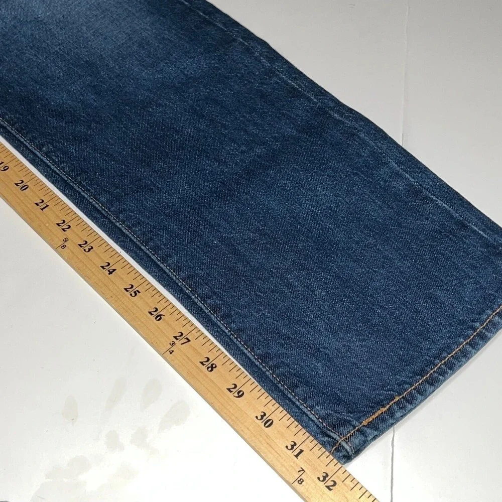 NEW LEVI'S WELLTHREAD Premium 551 Z Straight Fit Men's Denim Jeans Size 31/32 - Picture 11 of 11